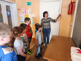 Экскурсия, в рамках месячника по пожарной безопасности Экскурсия, в рамках месячника по пожарной безопасности.